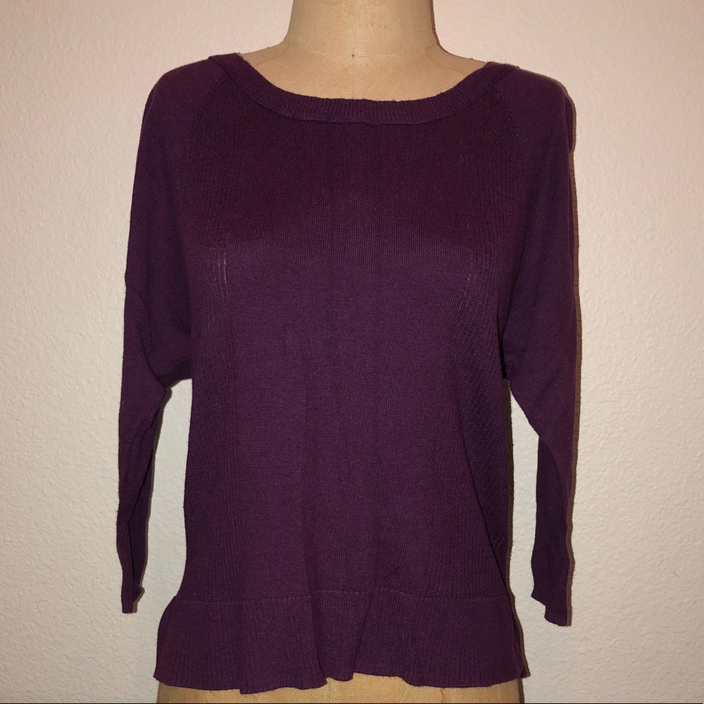 Burgundy American Eagle Sweater